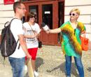 Uczestnicy gry byli zatrzymywani - przepytywała ich Justyna Kozłowska-Dyrla