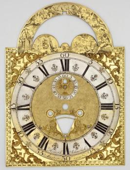 Tarcza zegarowa z XVIII wieku (Amsterdam) ze zbiorów Muzeum Warmii i Mazur w Olsztynie; fot. Grzegorz Kumorowicz