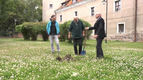 Oficjalne rozpoczęcie badań archeologicznych, fot. Tomasz Misiuk.